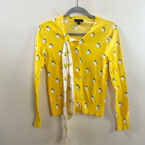 J.crew Jackie lemon cardigan XS‎